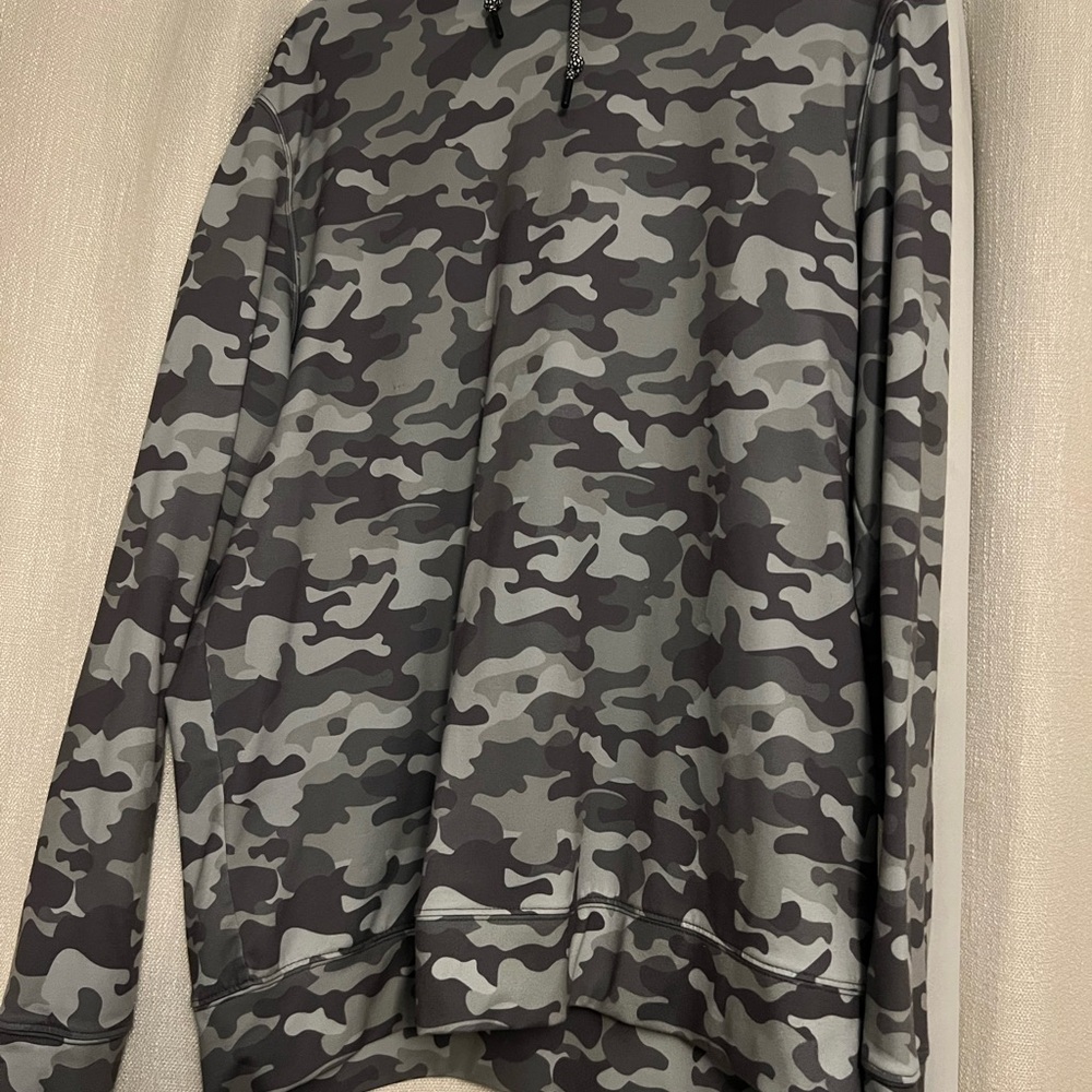 MENS RHOBACK Camouflage Lightweight Jacket - Gray and Black